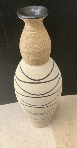 陶器花瓶 つぼ アジアン エスニック調 高さ98センチ【ユーズドユーズ名古屋天白店】 J775