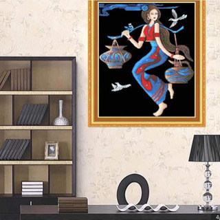 玉の玉十字刺繍です。の画像