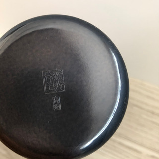 新光金属 純銅 黒銅仕上げ 真心 鎚目一輪挿し 手桶小 BC-1303の画像