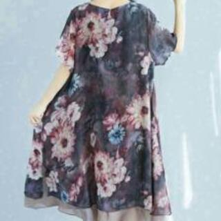 ゆったりワンピース🌸新品　値下げ💴⤵️の画像