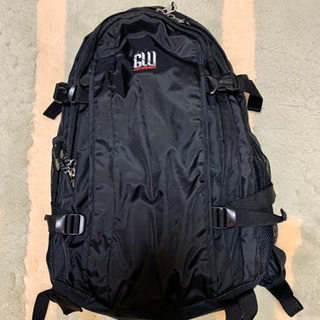 無料!! 黒ザック リュック 中古品 使用感あり