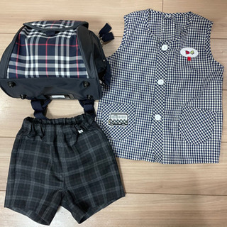 男の子用　幼稚園制服　ジャクエツリュック　あすなろ幼稚園の画像