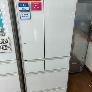 ヒタチ　6ドア冷蔵庫　R-XG5100G　2017年製　５０５L　