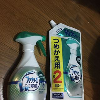 ファブリーズＷダブル除菌＆特大サイズ詰め替え用2回分セット！！