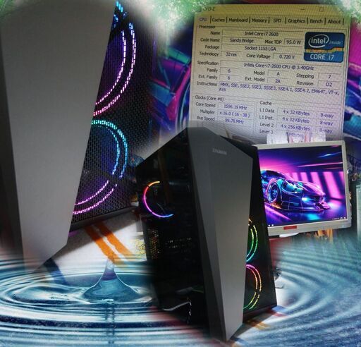 (完売御礼)くまねず《姫路》男心をくすぐる(Win10)☆<新品>高速256GB/SSD搭載☆満足の超高速ゲーミングPC