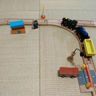 木製レールセット　トイザらス　イマジナリウムの画像