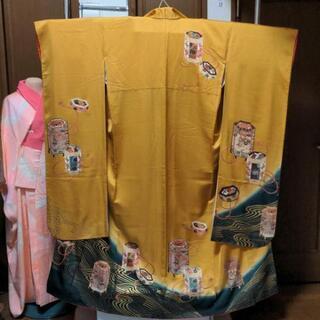 振袖F、長襦袢、袋帯、小物　7点セットの画像