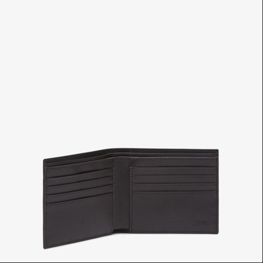 fendi財布　ff柄　グレーファブリック 二つ折り財布