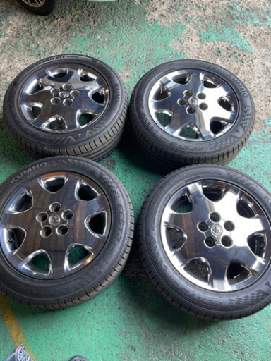 セルシオ　純正オプションメッキアルミ