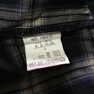 チェックのミニワンピーの画像