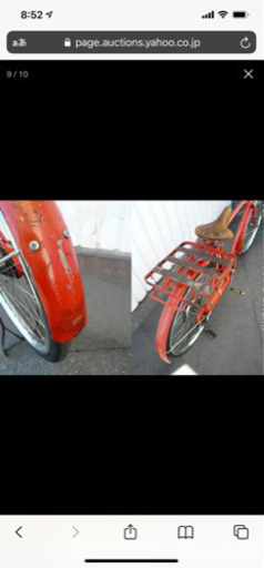 昭和レトロ　郵便自転車　現状品