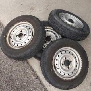 ４本セット軽自動車用 バンタイヤ スチールホイール付