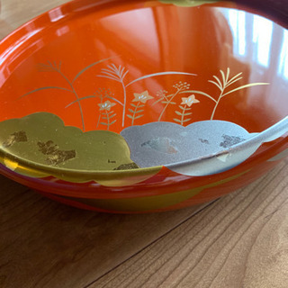 菓子鉢　盛り鉢　盆　セット　合成漆器　山中漆器　の画像