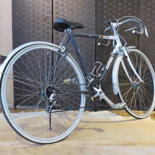 ■敷島自転車 AT-2500 ATHLETA アスレタ 14速 シルバー ビンテージ ロードバイク 自転車 札幌発の画像