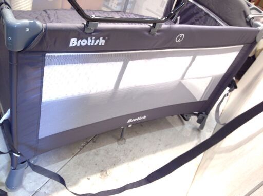 ★3344★Brotish（ブロティシュ）ベビーベッド プレイヤード ベビーサークル バシネット 折りたたみ キャスター　収納バッグ 