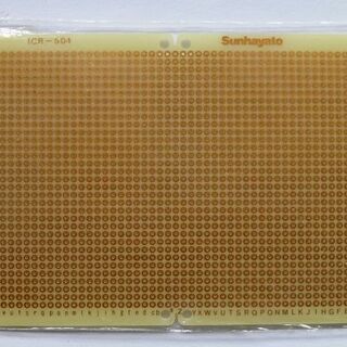 サンハヤト ユニバーサル基板 片面紙フェノール ICB-504の画像