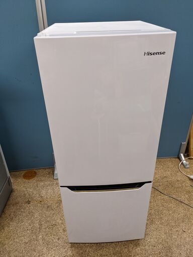 (売約済み)〔高年式2020年製] Hisense ハイセンス ノンフロン冷凍冷蔵庫 150L HR-D15C ホワイト