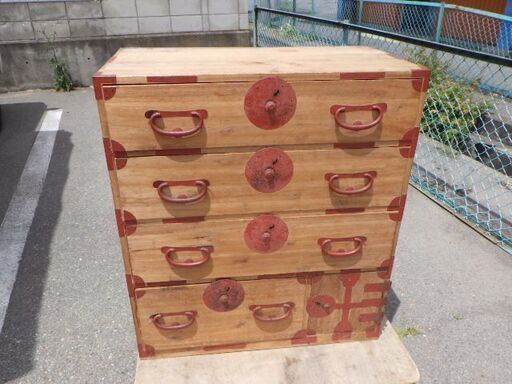 時代箪笥　アンティーク和家具　整理タンス　民芸家具　￥4,378税込
