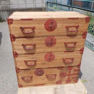 時代箪笥　アンティーク和家具　整理タンス　民芸家具　￥4,378税込