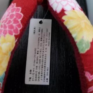 【新品未使用】　浴衣、帯、下駄、髪飾りセットの画像