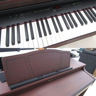 札幌市/清田区 Roland/ローランド 電子ピアノ HP-7SD-GP マホガニー 88鍵盤 06年製 動作品の画像