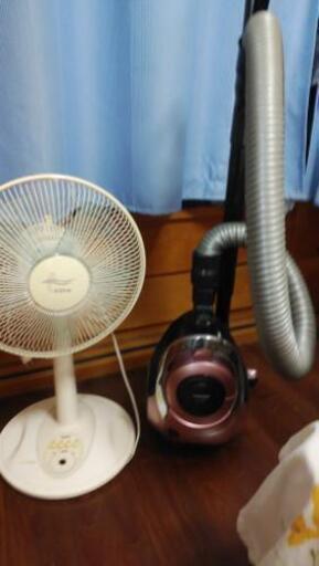 掃除機と扇風機