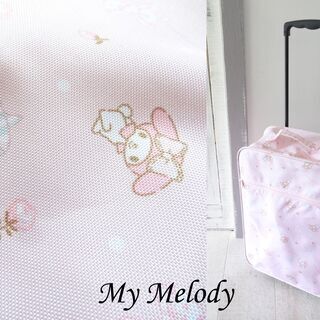 USED【sanrio】マイメロディ 折りたたみ キャリーバッグ 旅行バッグ スーツケース風 サンリオ の画像