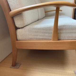 ダブルソファ　飛騨家具(取り引き終了)の画像