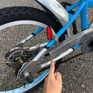 子供用自転車300円　受け渡し完了の画像
