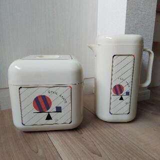 レトロな氷入れとポット アイスペール