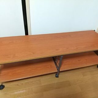 テレビ台￥1000 TV stand アイアン２段ラックの画像