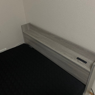 【超美品】収納ベッド セミダブル マットレス付き