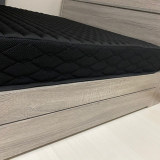 【超美品】収納ベッド セミダブル マットレス付き
