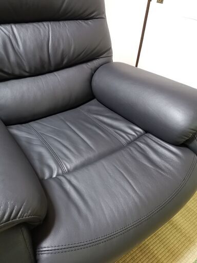 美品 ニトリ　電動リクライニングソファー　ビリーバー3 ブラック