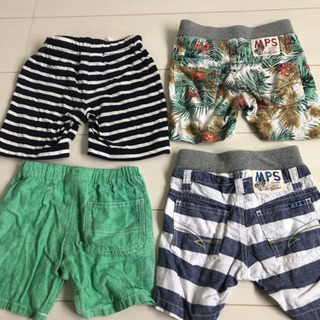 【値下げ‼️】ハーフパンツ 男の子 4点SET 90.95センチの画像