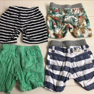 【値下げ‼️】ハーフパンツ 男の子 4点SET 90.95センチの画像