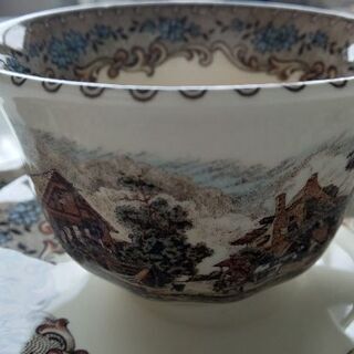 未使用 スペイン製コーヒーカップトリオセット 1500円の画像