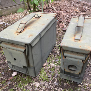 収納box（弾薬箱型）ダメージ加工ありの画像