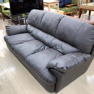 3人掛けソファー ダークブラウン 合皮 ダークブラウン 3人掛けソファ 合皮のご紹介！