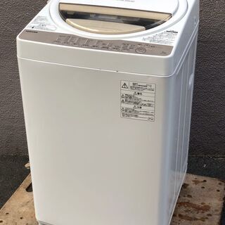 ⑲【6ヶ月保証付・税込み】東芝 6kg 全自動洗濯機 AW-6G3 16年