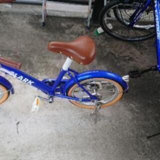 中古 子供の自転車青色16