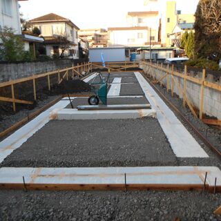 木造住宅基礎工事、正社員、アルバイト募集の画像