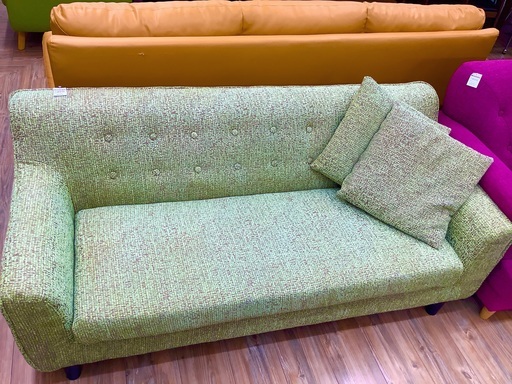 グリーンカラーのソファー入荷しました。【トレファク愛知蟹江】