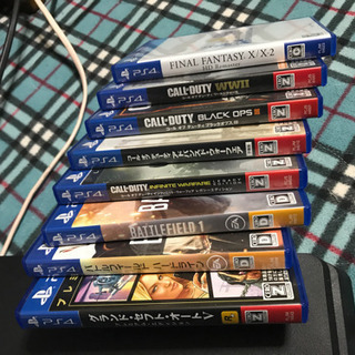ps4本体 1TB 2000B ソフト8本セットの画像