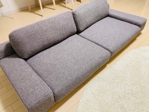 MODERN DECO(モダンデコ) 3人掛けローソファ