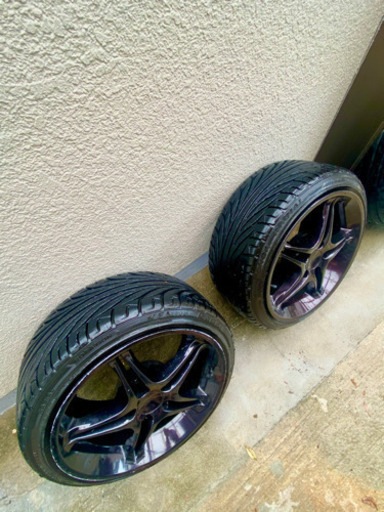 希少品　ヨコハマ　AVS VS5 4本セット　17インチ　9j＋38　ドリフト練習用に
