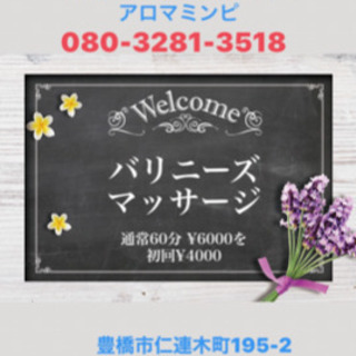 お試しバリニーズマッサージ − 愛知県