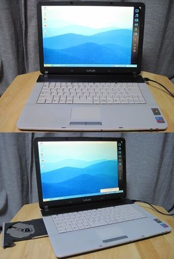 古いけど動きますSONY/VAIO/PCG-7A1N/WinXP/Pentium(R)M1.73GHz/メモリ504MB/HDD100G？/office2003 画面抜け有り