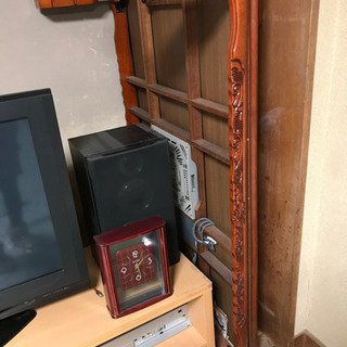 こたつ　大型テーブル　木　