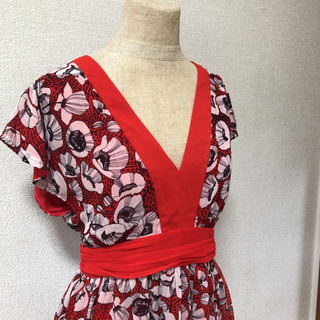 H&M花柄ドレスワンピースの画像